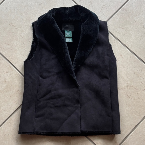 Ralph Lauren Blue Label Black Vest - Picture 1 of 7